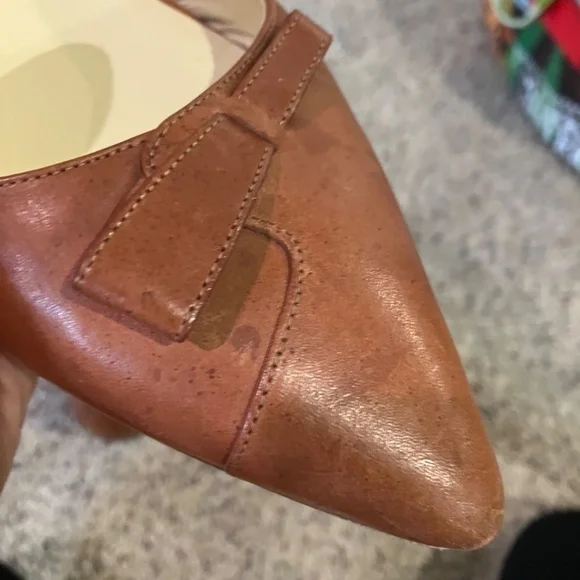 Sarah Flint, Natalie Flat in saddle brown leather, size 40 - Picture 7 of 7